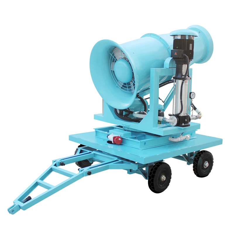 التحكم في بخاخ المزرعة نظام قمع الغبار مدفع الضباب الطويل للمناجم المخصصة عن بعد