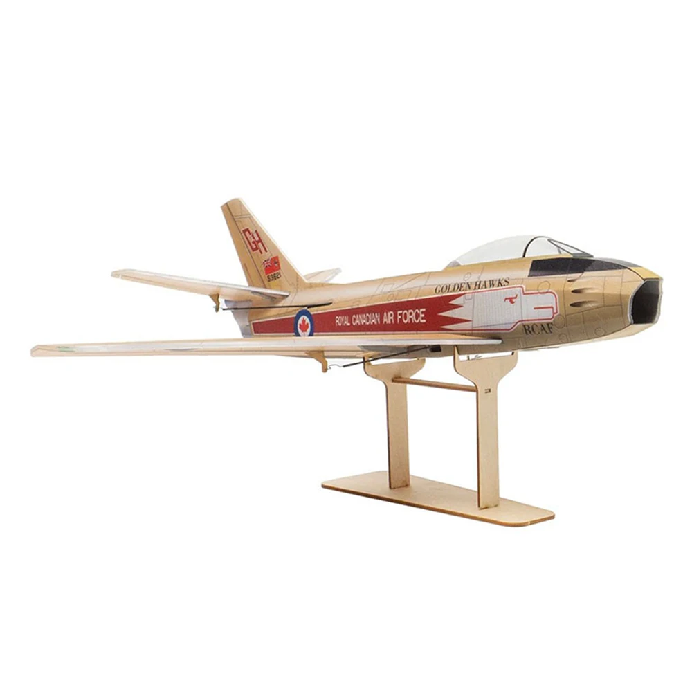 MinimumRC F-86 Sabre Golden Hawk 30mm EDF 3CH 1S 380mm Wingspan RC Airplane KIT+EDF