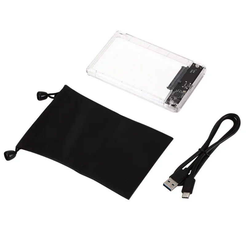 Type-C To SATA 2.5-inch Mobile Hard Disk Box SSD HDD SATA To USB3.1 Hard Disk Box 5Gbps High-speed Transmission
