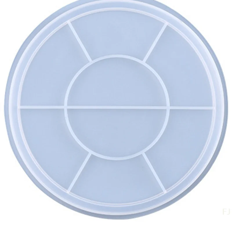 

[YU]Silicone Mold Tray Concrete Mold Terrazzo Round Plate Concrete Plaster Mold