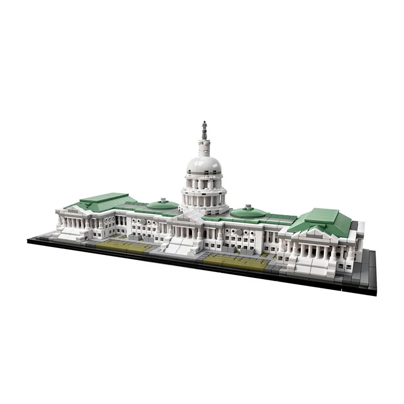 

1032pcs American Washington Capitol Building Democracy Landmark Architecture Education Model Building Blocks Birthday Toys Gift