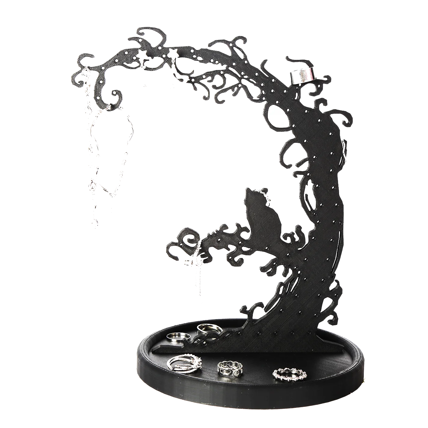 1 Gothic 3D Printed Unique Design Earring Jewelry Storage Display Stand, Halloween Retro Creative Design, Decoration for Office