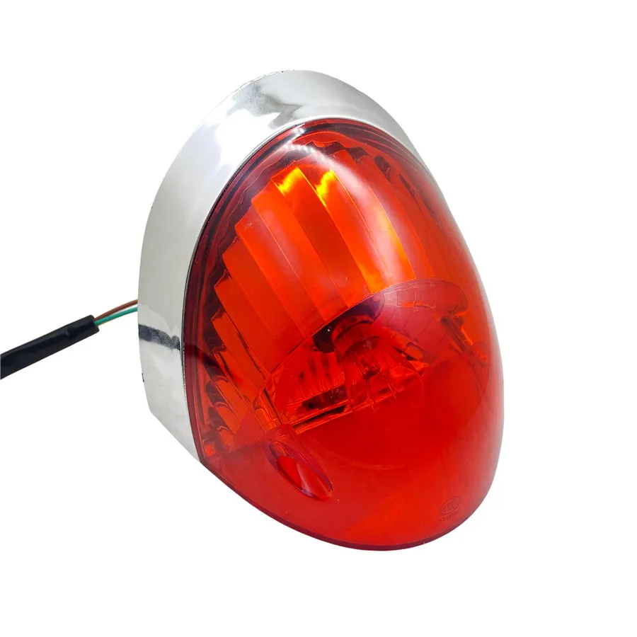 For Honda Giorno Yamaha Vino Suzuki Universal Motorcycle Rear Brake Light ABS Scooter Moped E-Bike Tail Indicator Stop Lamp