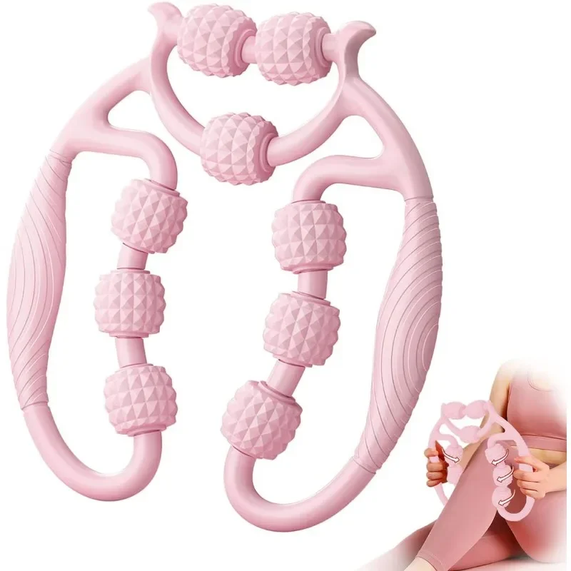 Round Massager Roller for Waist Abdominal Muscles Ring Leg Clip Stovepipe To Clear The Meridian Portable Cellulite Massage Tool