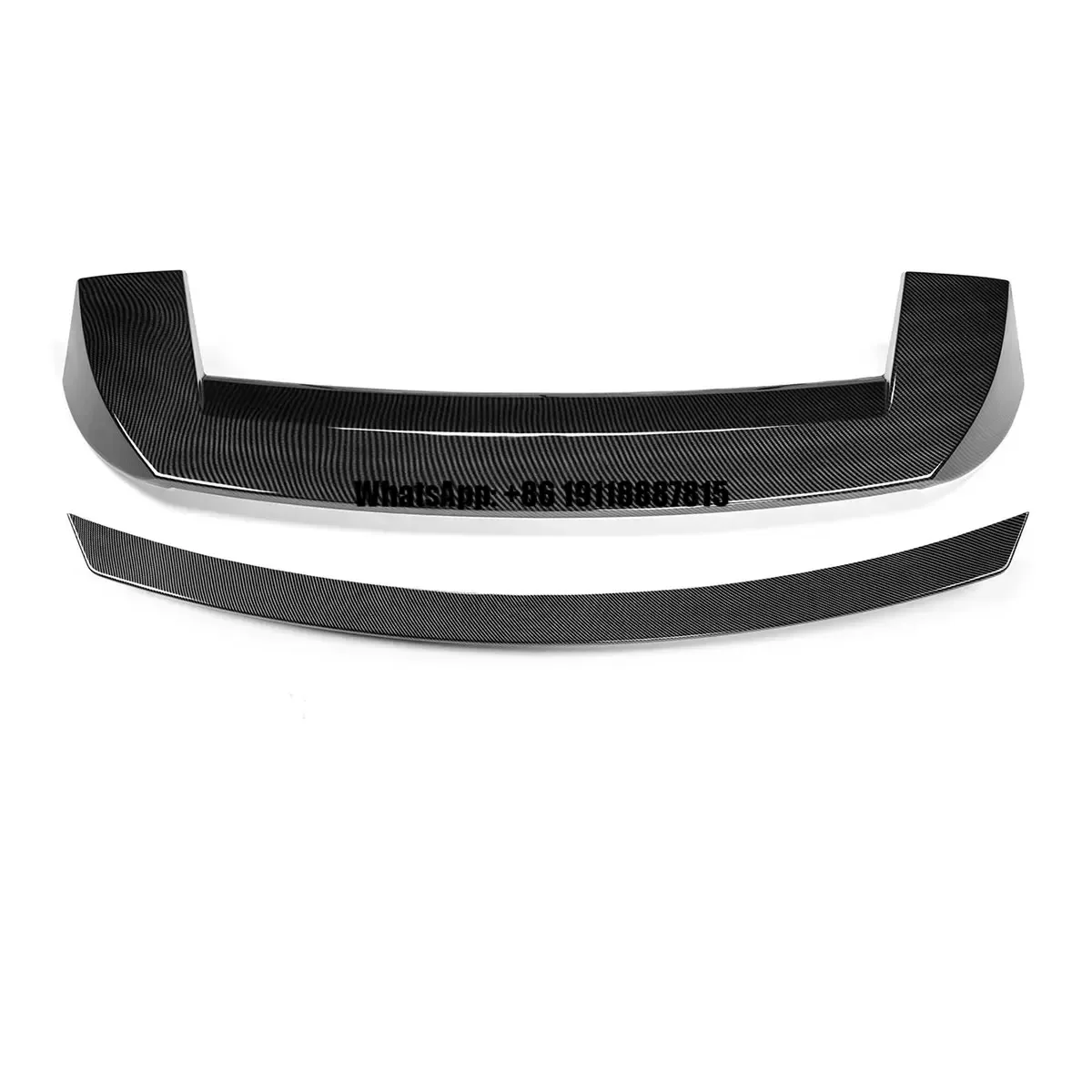 

Car Spoiler Kit R Style Rear Trunk Spoiler Lip + Rear Roof Top Spoiler Lip Tail Wing for Jeep for Grand Cherokee 2013-2020