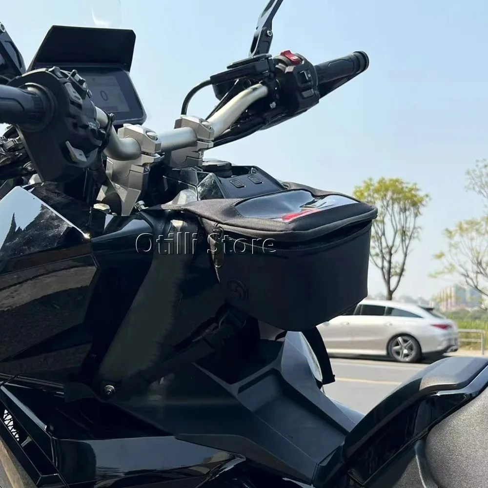 2024 2023 Fit For HONDA X-ADV750 X-ADV 750 2025-2017 Motorcycle Scooter Tunnel Fuel Tank Bag X ADV XADV 750 Travel Bag Black