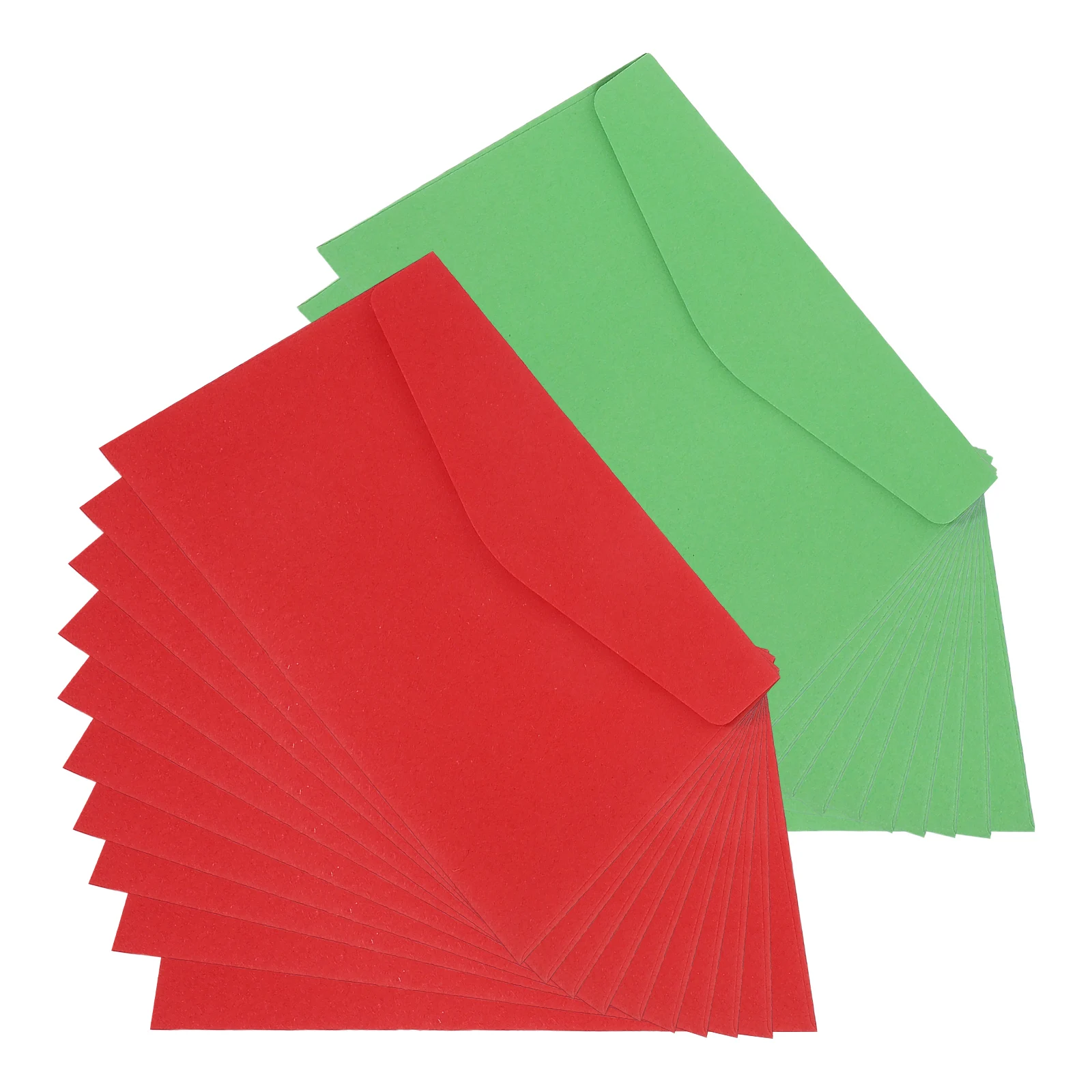 

40pcs Blank Card Envelopes Assorted Greeting Card Envelopes 8cm Colorful Business Credit Storage Boxes Portable Kraft
