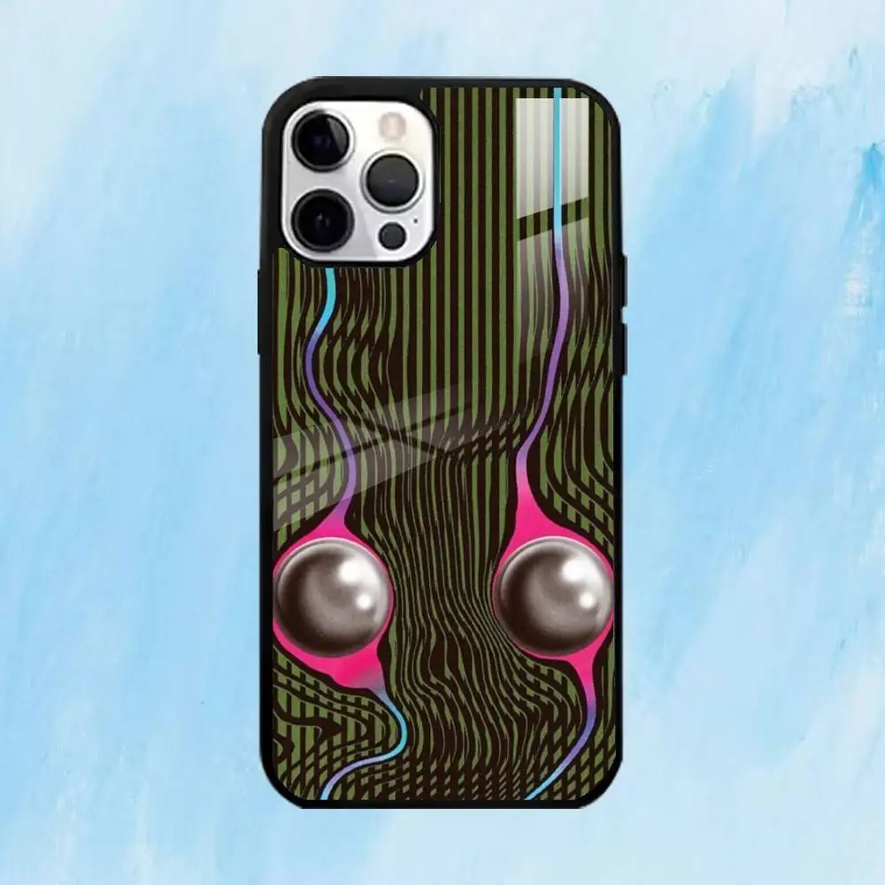 T-Tame Impala Psychedelic Art Phone Case For iPhone17,16,15,14,13,12,11 Plus,Pro Max Magnetic For Magsafe Wireless Charging