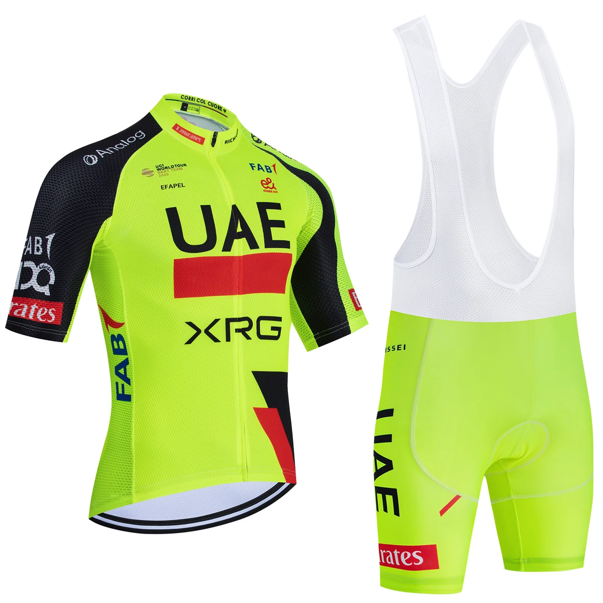 Nieuwe Tour 2026 VAE Fietskleding Wegfiets Maillot JERSEY Shorts Set Heren Dames Snel Droogend Ropa Ciclismo Fiets T-shirt Kleding
