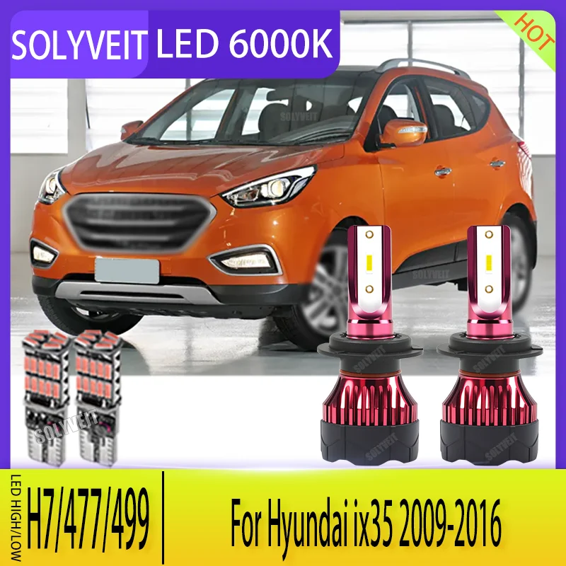 

Наш комплект водонепроницаемых и прочных светодиодных фар H7 с защитой IP67, с функцией ближнего и дальнего света, для Hyundai ix35 2009-2016 годов выпуска.