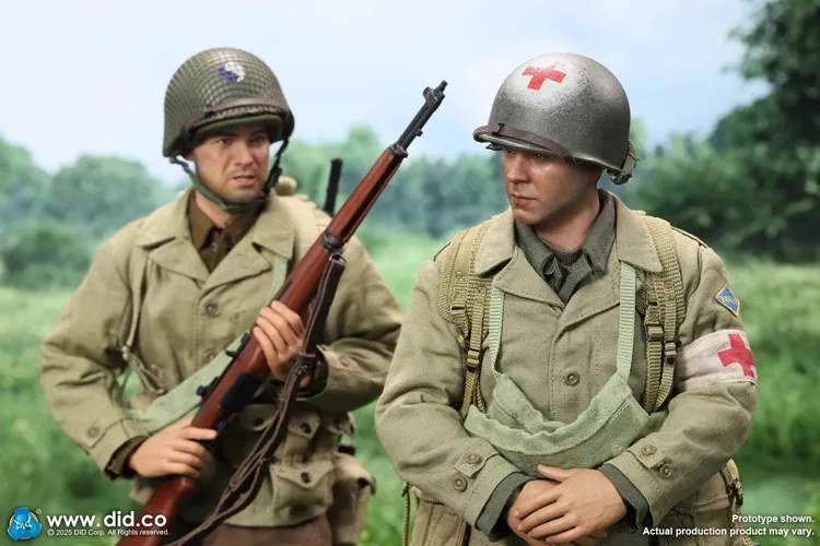 1/6 DID A80189 第二次世界大戦米国。 2nd レンジャー兵士メディックフィギュアマンウェイドフルセット可動アクションフィギュアファンのためのギフトコレクタブル