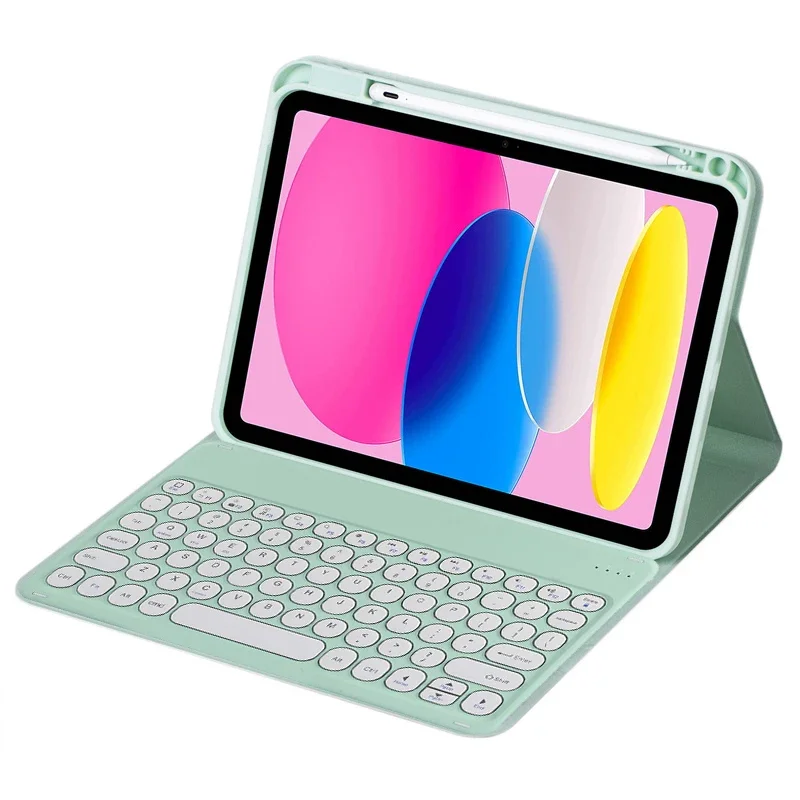 Imagem -02 - Capa de Teclado com Suporte para Lápis Russo Francês Espanhol Coreano Português Xiaomi Pad Pad Pro mi Pad 11