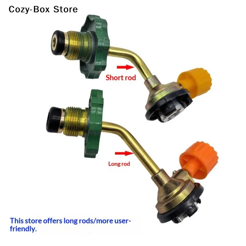 [ZY]1PCS Gas Butane Cylinder Tank Charging Valve Refill Direct Connector Adapter Outdoor Camping Picnic Cylinder Filling Adapter
