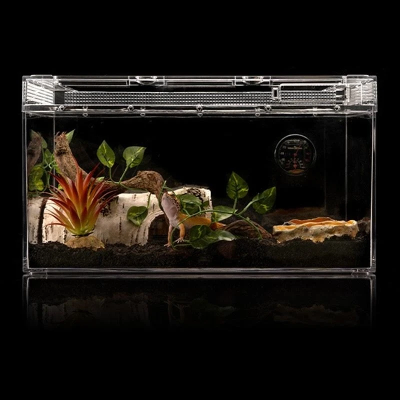 Escape Proof Pet Bowl Durablity Cage Simulation Rock Lizards Water Basin Feeders Large Capacity Feeding Bowl best sale