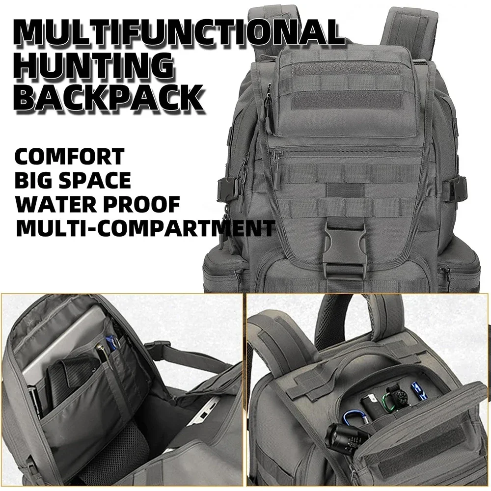 High Quality Military Tactical Backpack Waterproof Hunting Bag Outdoor Hunting Backpack Large Capacity Hunting Day Pack Mochila