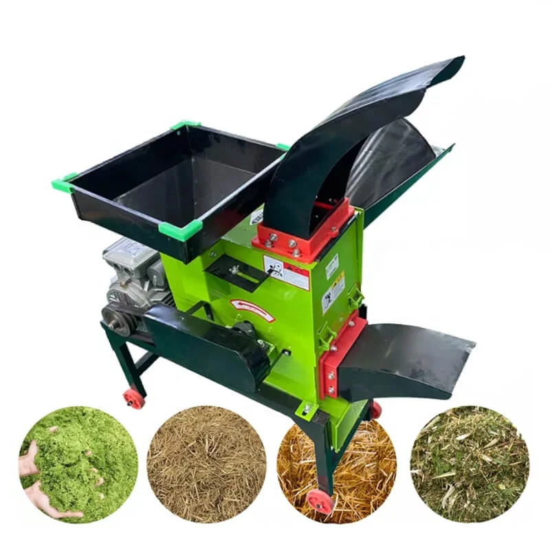 

High Quality Animal Feed Processing Machine Small Chaff Cutter Crusher Machine for Sale