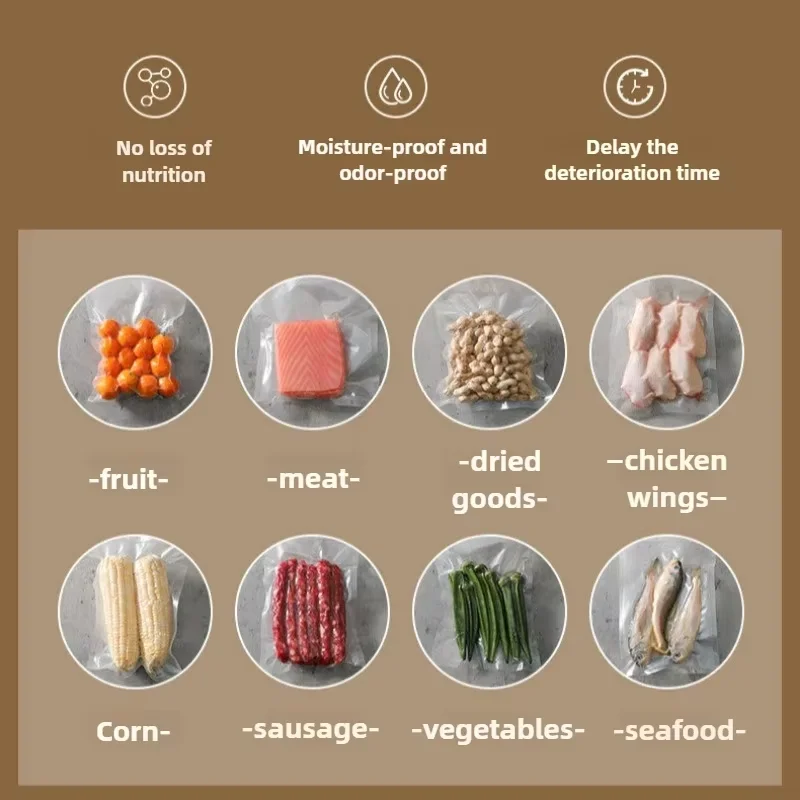 자동 포장 기계 식품 진공 씰링 기계 휴대용 가정용 진공 식품 씰링 주방 도우미 220V/110V