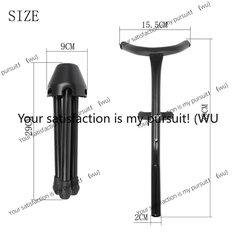 ZOCI-Stand Foldable Portable Saxophone Tripod Holder Support Bracket Woodwind Musical Instrument Accessories