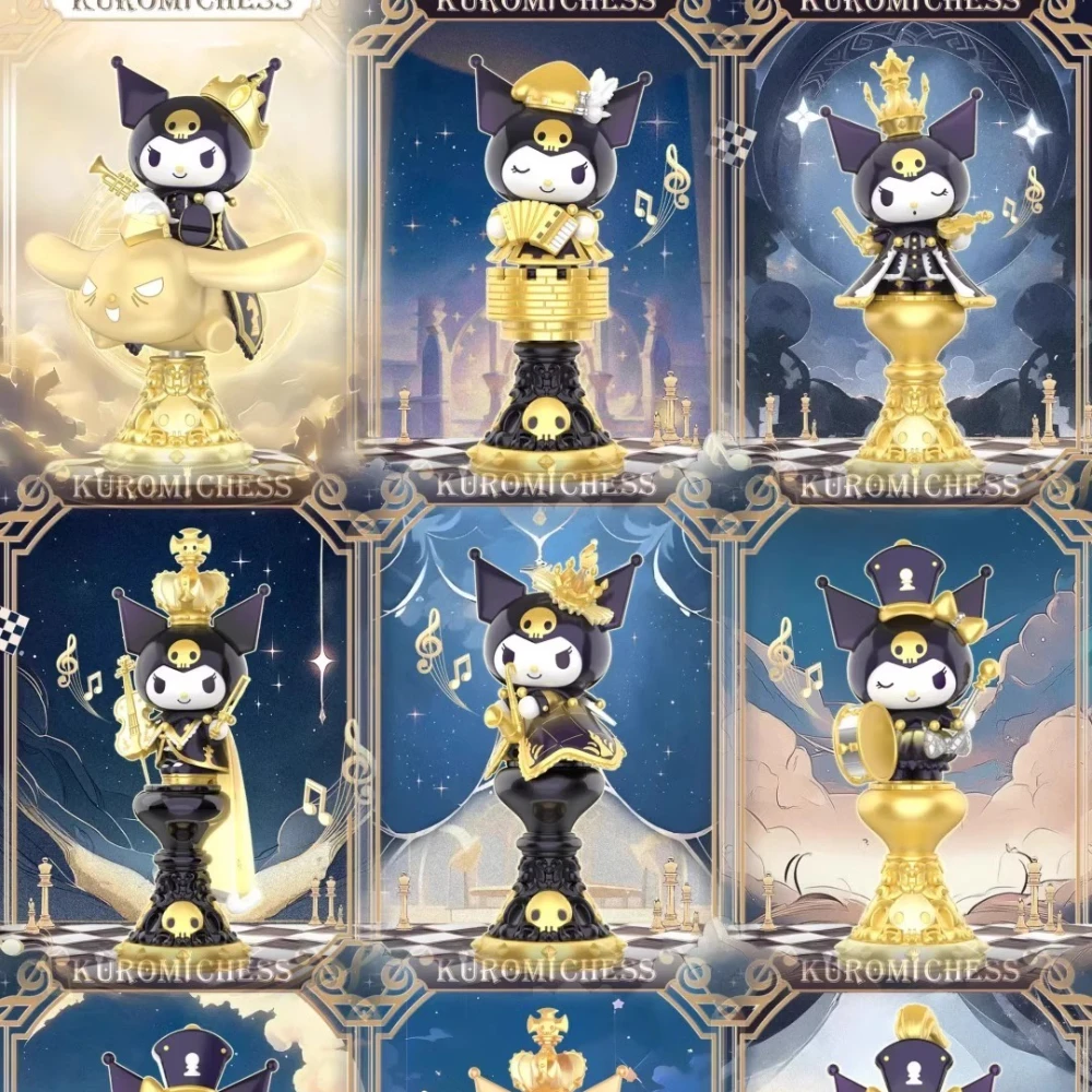 

Слепая коробка Kuromi Chess Series Kuromi Слепая коробка ручной работы Настольный орнамент Подарок на день рождения Рождество