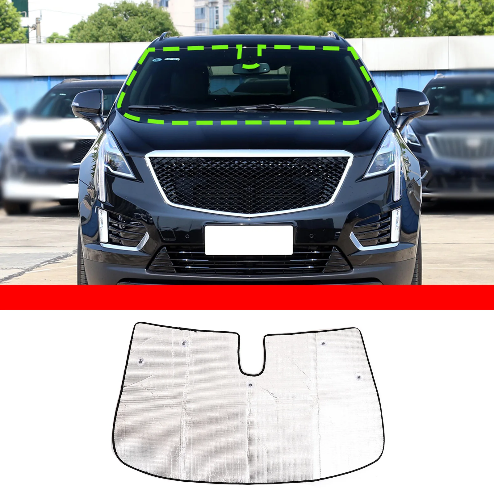 

Car Sun Shade UV Protection Whole Car Sunshade Cover For Cadillac XT5 2017-2023 Auto Interior Accessories