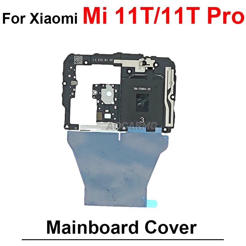 For Xiaomi 11 Pro Mi 11T Pro 11Ultra Motherboard Cover With Wireless Charing Coil Signal Antenna NFC Module Repair Parts