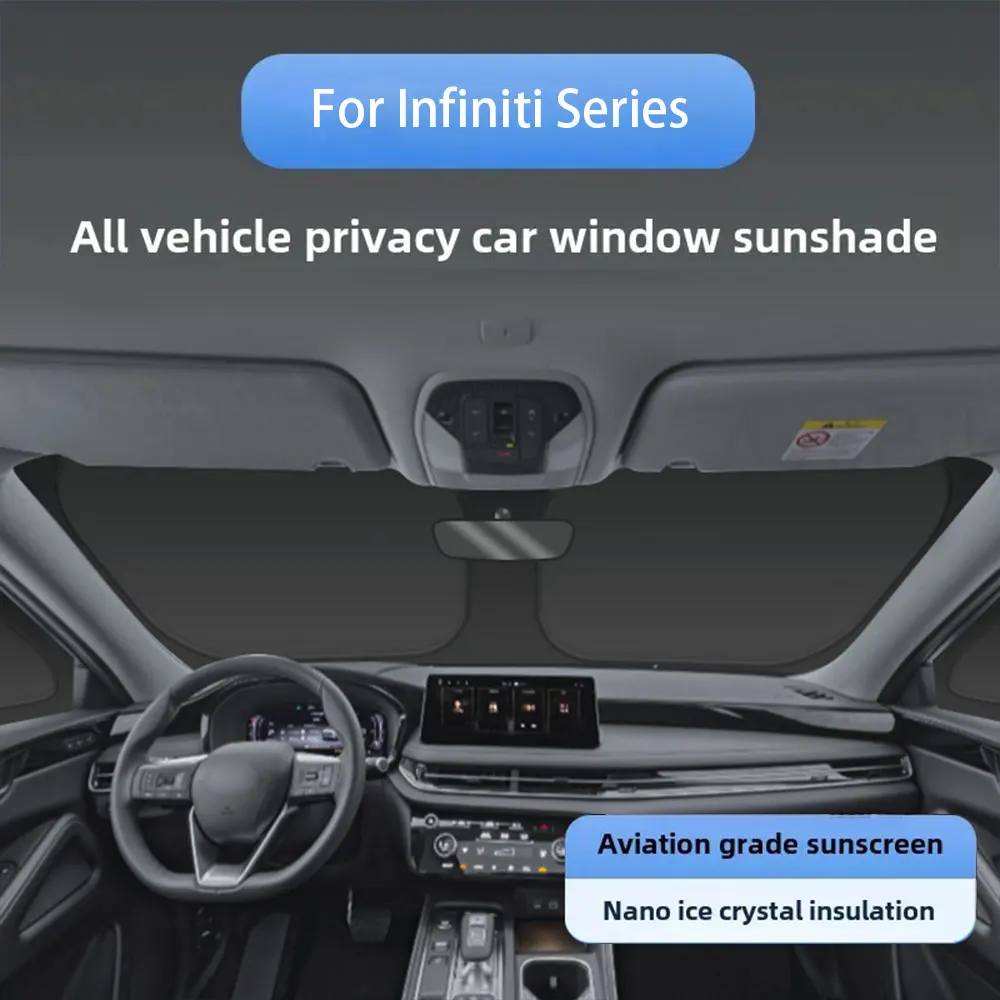 Автомобильное складное переднее лобовое стекло, стекло на крыше, люк на крыше, солнцезащитный козырек, оконный козырек, люк на крыше, обновленная сетка для серии INFIDINI