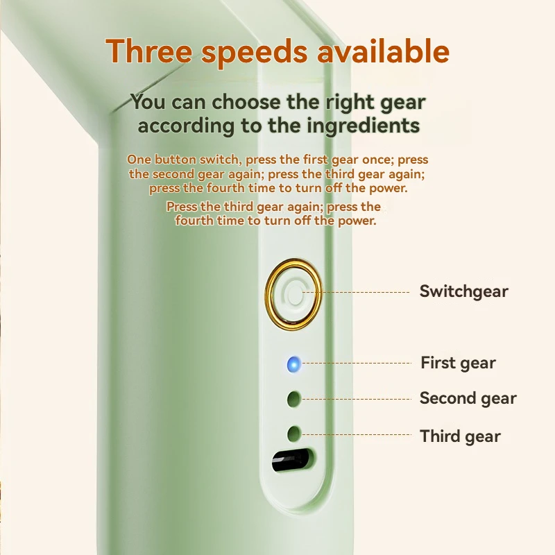 Xiaomi اللاسلكية الكهربائية خافق البيض المنزل استخدام كريم خفقت طوي كعكة الخبز التلقائي آلة الضرب البيض قابلة للشحن