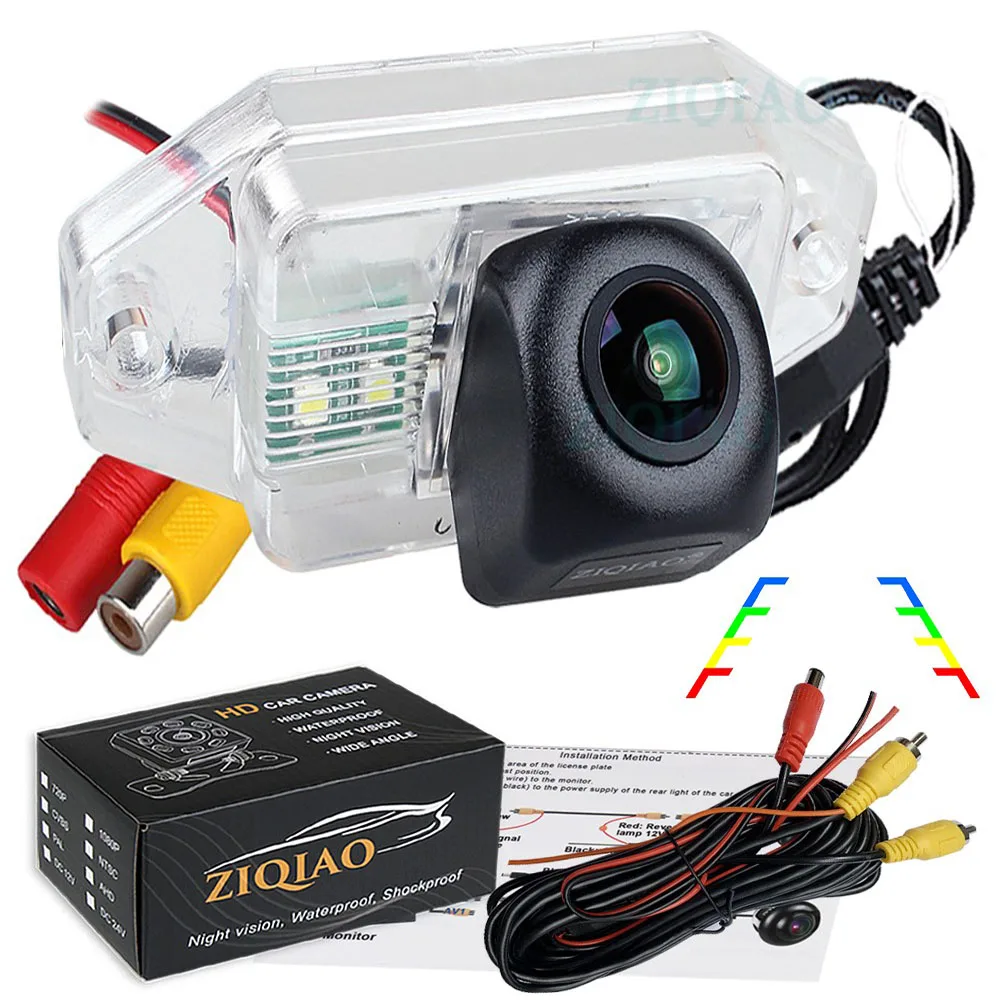 

ZIQIAO for Toyota FJ Cruiser GSJ15W 2006-2019 Land Cruiser Prado 2700 3400 4000 120 Series 2005-2009 HD Rear View Camera HS041