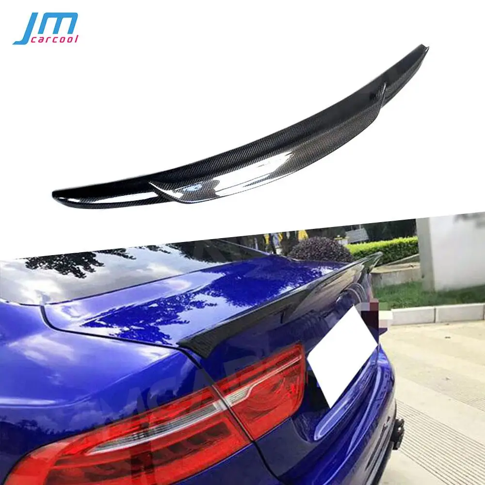 

Carbon Fiber Rear Boot Spoiler FRP Unpainted Lip Wings for Jaguar XF XFL 2016 2017 2018 2019 2020 A Style Trunk Trim Spoiler