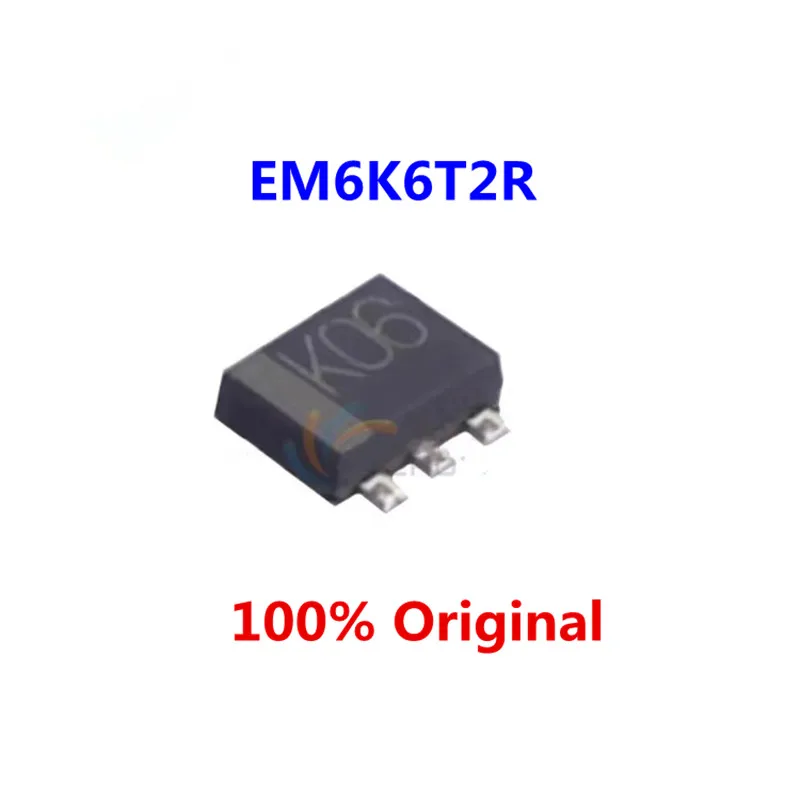 20-50Pcs 100% New original RZE002P02TL YK EMT-3 RZM001P02T2L RX VMT-3 EM6K6T2R K06 SOT-563