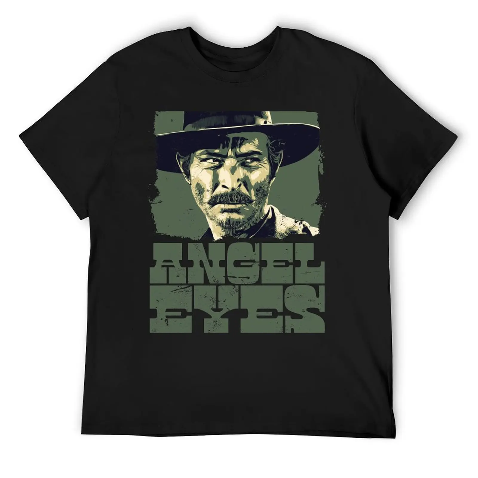 

Angel Eyes Lee Van Cleef The Good The Bad And The Ugly T-Shirt Short sleeve tee man clothes shirts graphic tee men