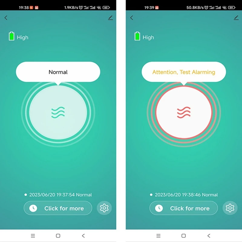 Ingebouwde 10-jarige batterij rookmelder Wifi-functie Tuya Smart Home Salon Kinderkamer Keuken Winkel Brandalarmsensor