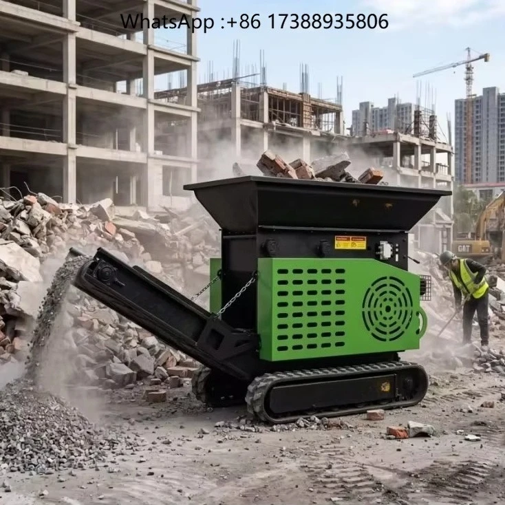 UJC425 Mini Tracked Jaw Crusher | Micro Stone Recycler for Landscape Projects, Driveway Construction & Garden Walls