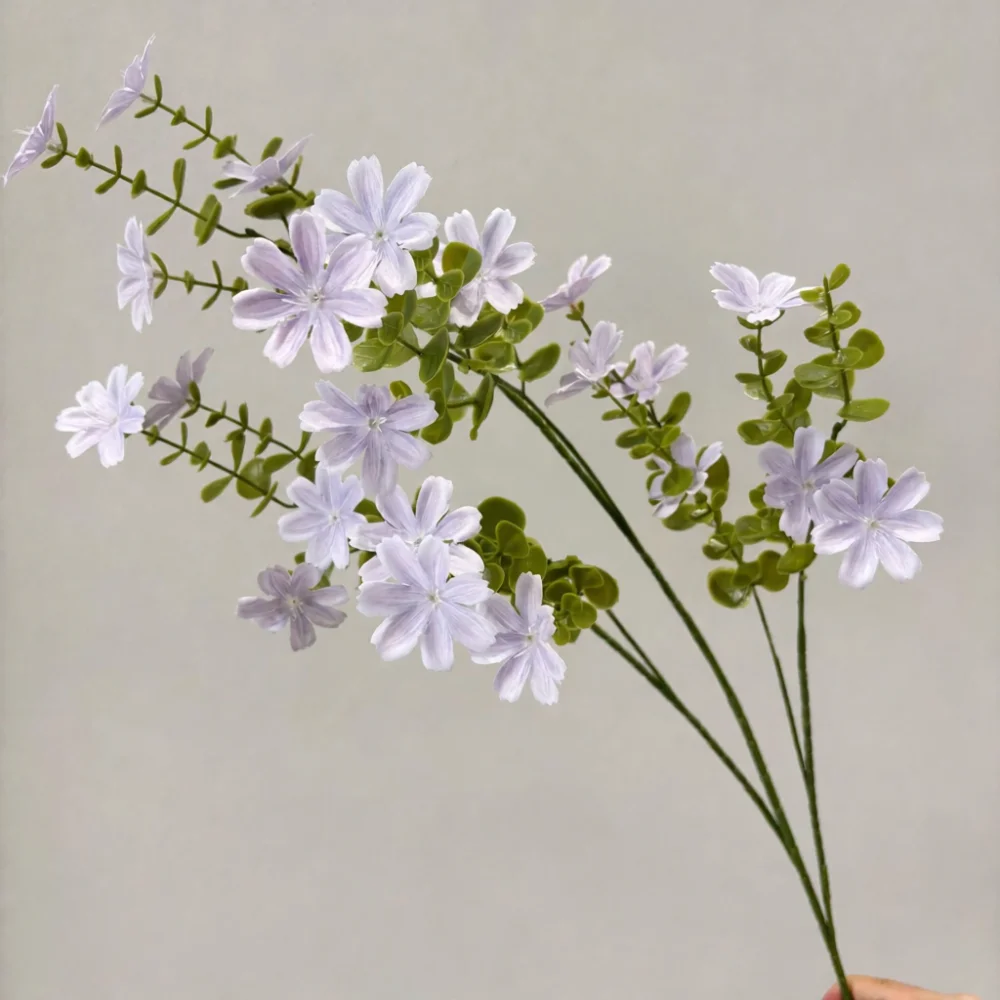 Artificial Silk Wildflower Bouquet Impressionist Style Flower For Home Interior Wedding Event Decorative Botany Crafting