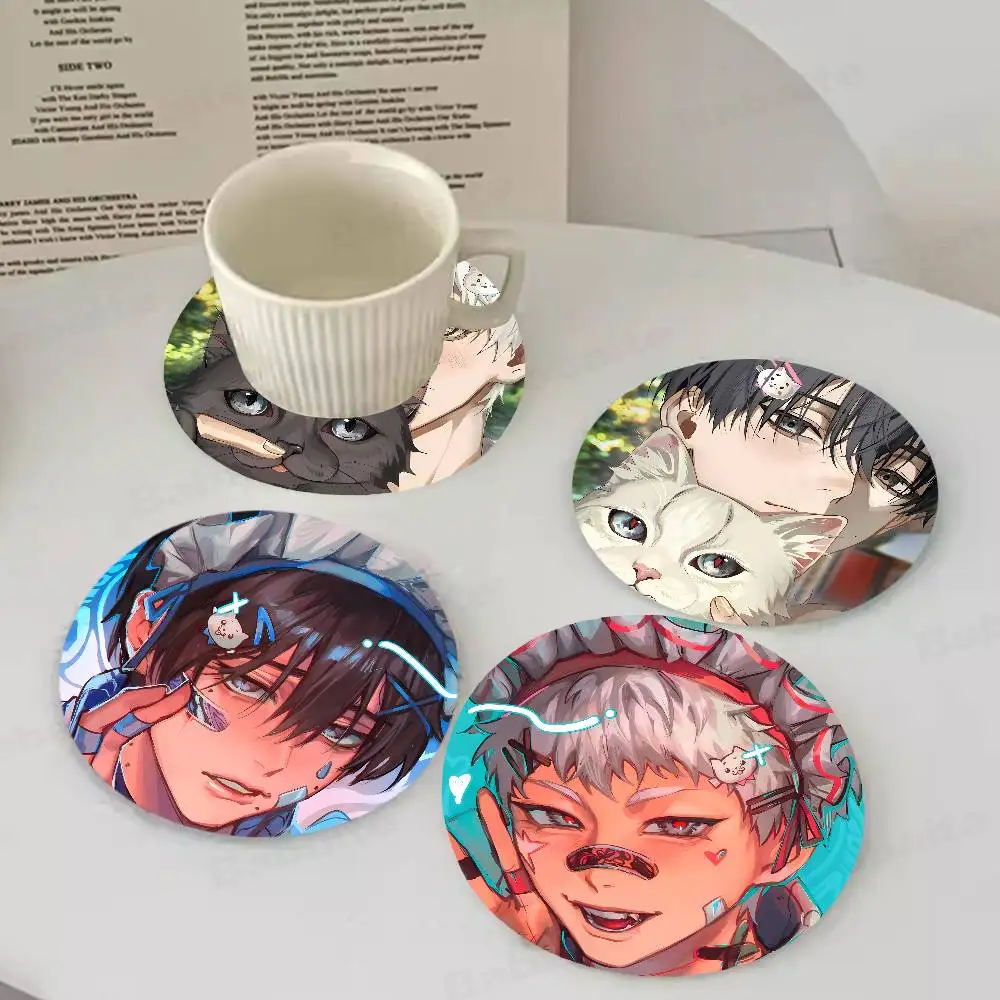 

The Summer Hikaru Died Vintage Wooden Designs for Coffee & Tea, Washable Art Pieces for Cozy Home Cafe