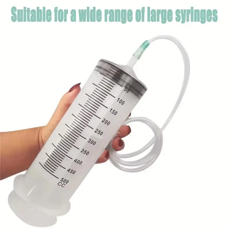 New 1M Green Needle, Transparent Soft Tube, Compatible With A Variety Of Large-bore Syringes
