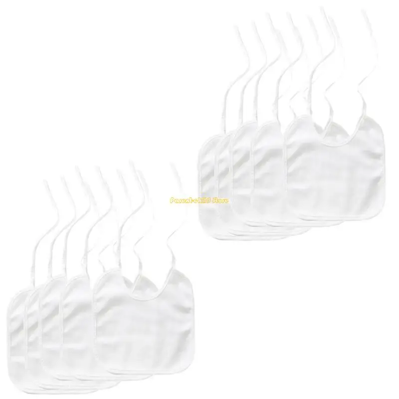 

WXTD Baby Bibs Set Water Resist Backing with Adjustable Straps for Feeding & Crafts