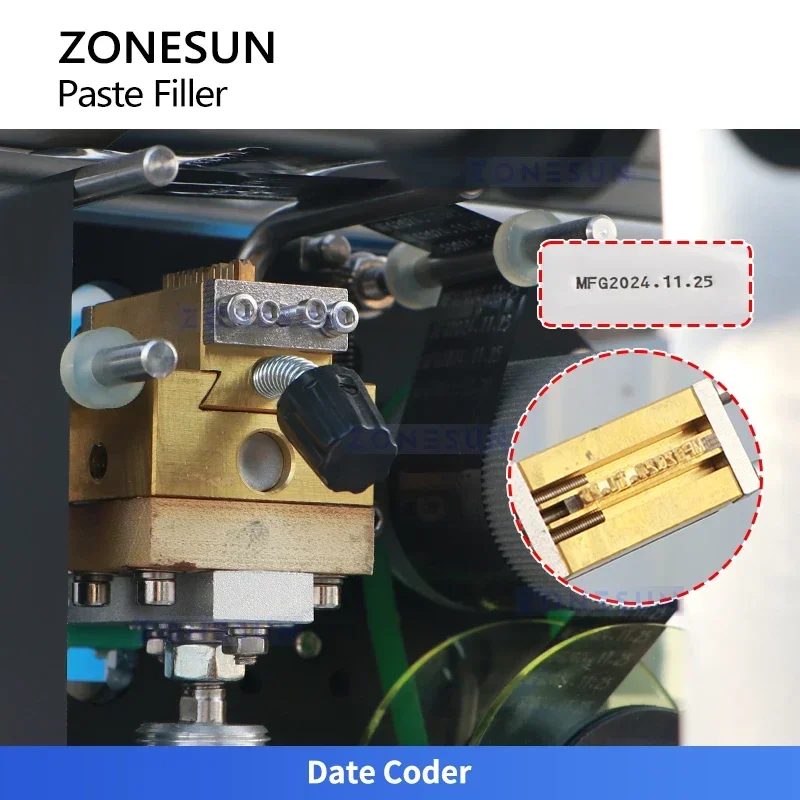 Zonesun ZS-FS05 Confezionatrice per gel energetico Riempitrice e sigillatrice Macchina per sigillare riempire forma verticale