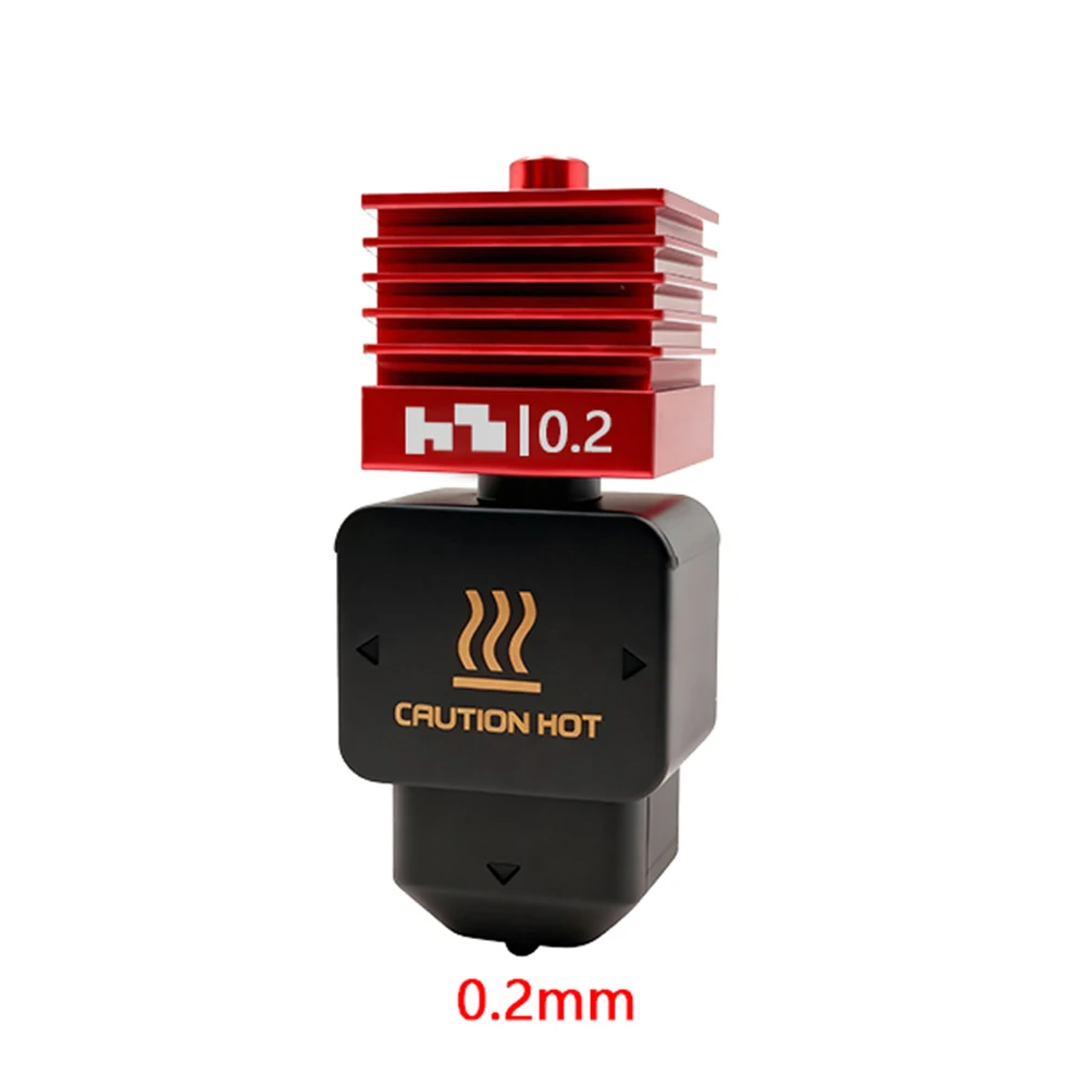 H2D H2S Hotend Hoge Kwaliteit Voor Bambu Lab P2S H2D H2S H2C Nozzle 0.2/0.4/0.6/0.8mm Hotend Kit gehard stalen Mondstuk A1/A1mini