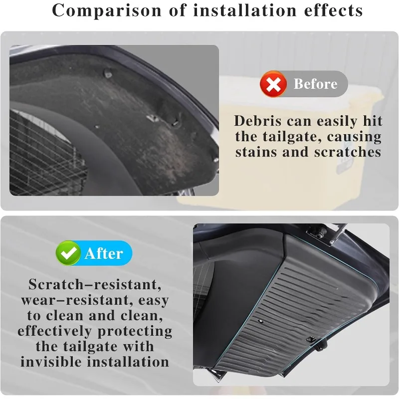 Waterproof TPE Trunk Protective Anti-dirty Pad Trunk Tailgate Guard Pad Rear Backplate Protective Pad For Tesla New Model Y/3/YL