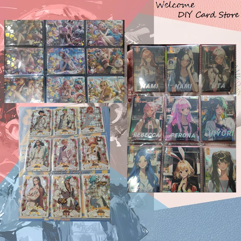 Japanese Anime ONE PIECE DQ Card Sets Boa Hancock Kalifa UTA Shirahoshi Kalifa Vinsmoke Reiju Nico Robin Collectible Cards