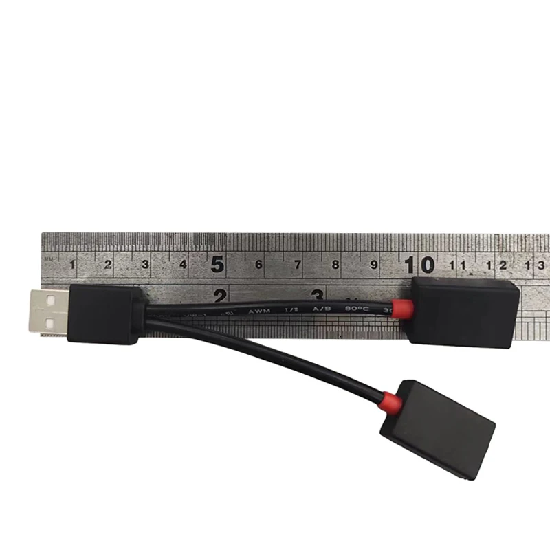 NEW 1 In 2 Out USB HUB Car USB Splitter Cable Multifunction Adapter Cord Charging Cable For Android Smart Phone