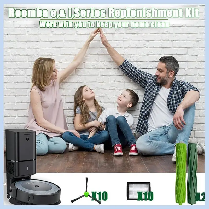 Eas-para irobot roomba i8 i8 + i7 i7 + i6 i6 + i4 i3 i3 + plus j7 e5 e6 e7 i & e & j série aspirador de pó escovas filtro peças accessori