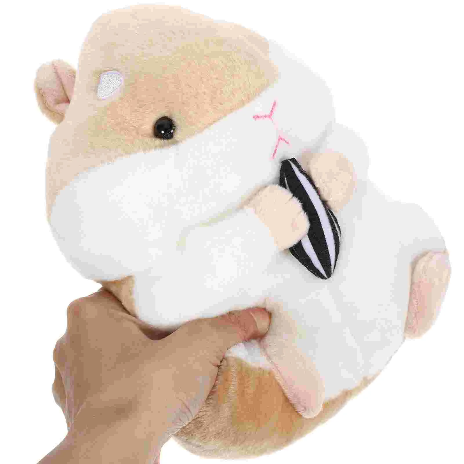 Mainan boneka bayi mainan Hamster mewah untuk anak perempuan boneka Aniamal pakaian mainan perjalanan