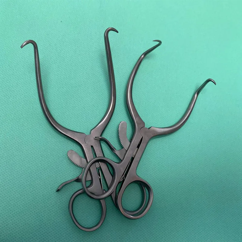 

Ретрактор Weitlaner из нержавеющей стали с 2 захватами, самоудерживающийся ретрактор, ортопедические хирургические инструменты