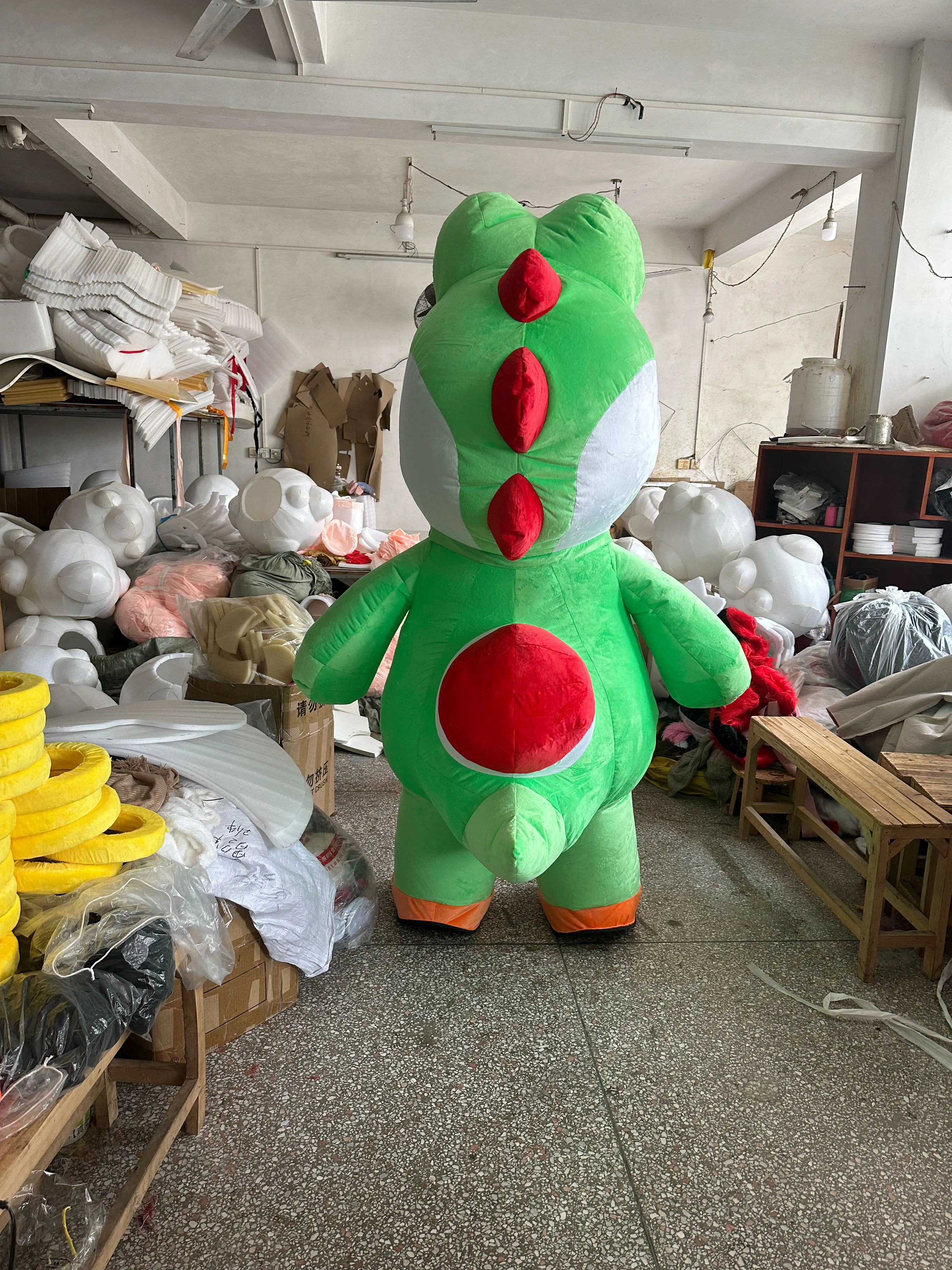 Giant Plush Inflatable Christm - огляд і ціна Inflatable Dinosaur Costume Adult