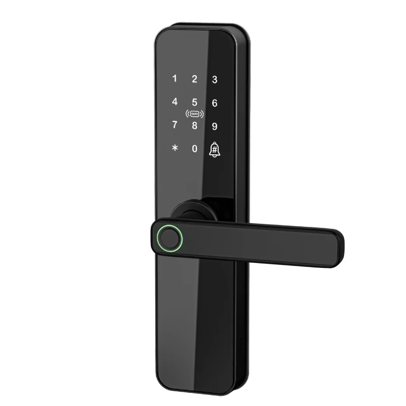 Trend 2026 Security Products Wireless Connection Digital Code Low Battery Alarm Wireless Smart Door Lock with Handle Home