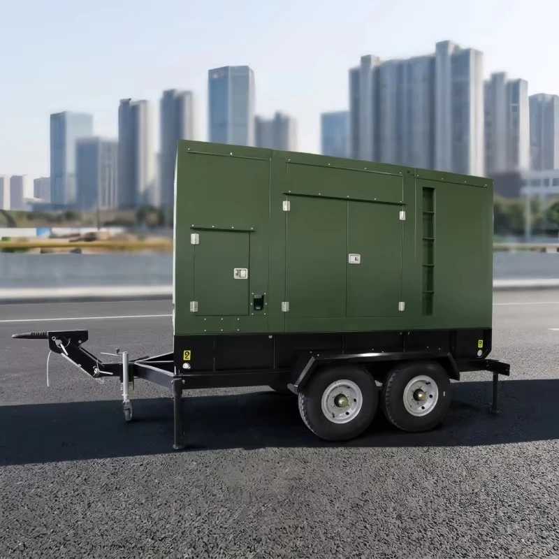 Sells 25kVA 30kVA 40kVA 50kVA 60kVA   Generator 100kVA 200kVA 300kVA 400kVA with Silent Canopy and Portable Trailer