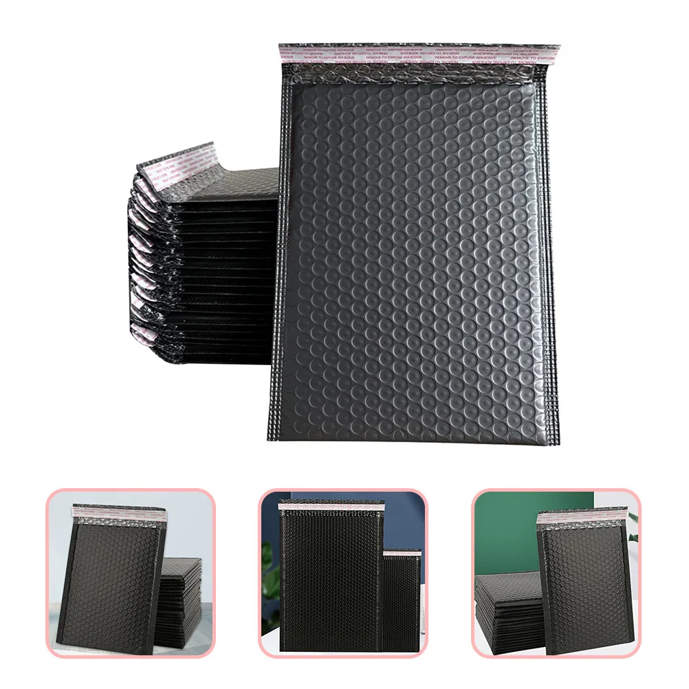 

20 шт. утолщенных почтовых пакетов с пузырчатой пленкой, ударопрочные, водонепроницаемые, пылезащитные, самоклеящиеся конверты для упаковки товаров малого бизнеса