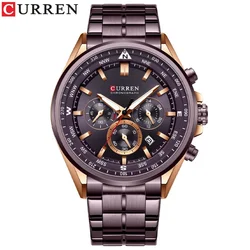 Curren 8399 Men's Watch Calendar Men's Watch Six-Pin Quartz Watch Business Sports Men's Watch